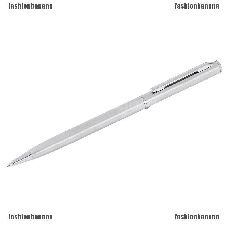 Bút Bi Mực Đen Ngòi 1mm Vỏ Kim Loại Sang Trọng