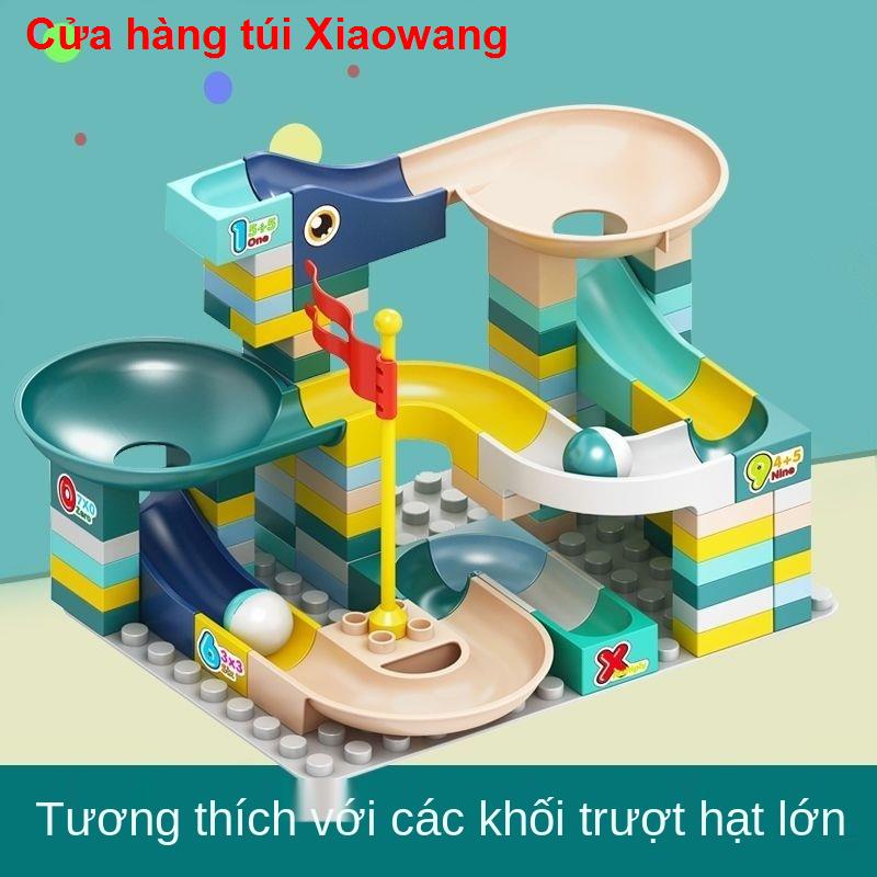 Theo dõi điện / điều khiển từ xahạt lớn đa chức năng Bảng xây dựng 2 lắp ráp đồ chơi xếp hình câu đố dạng đường bóng111