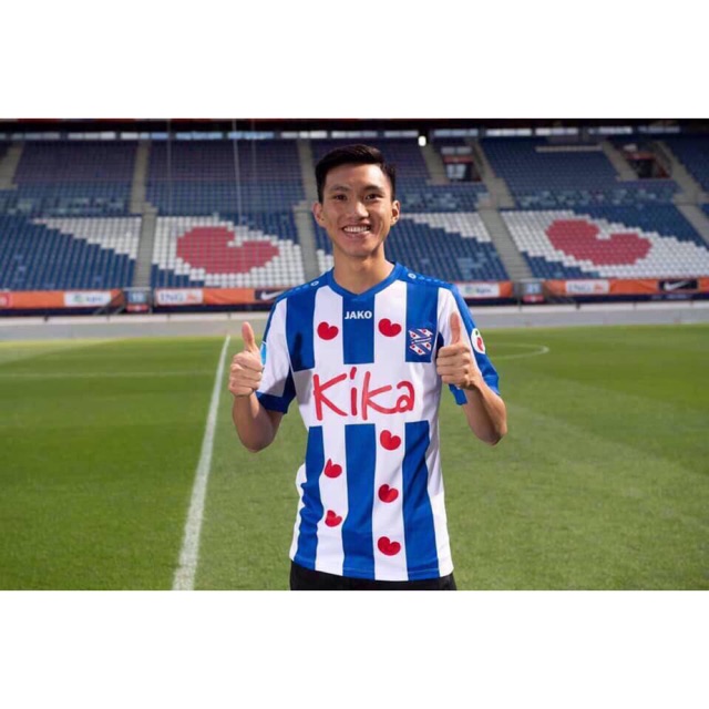 Quần áo bóng đá CLB HEERENVEEN-ĐOÀN VĂN HẬU 2019-2020 -Thun Lạnh Cao Cấp [ RẺ ĐẸP]