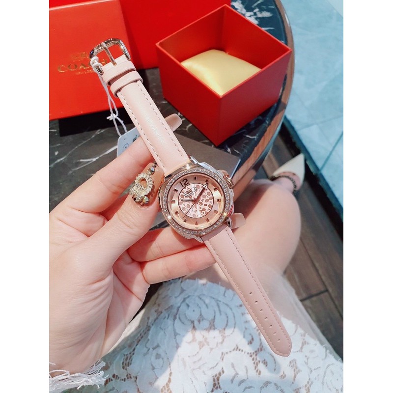 Đồng hồ nữ Coach dây da