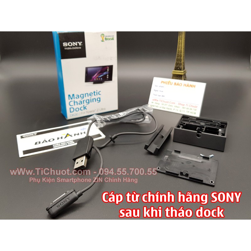 Cáp Sạc Từ SONY ZIN Chính Hãng Tháo từ Dock DK30 DK31