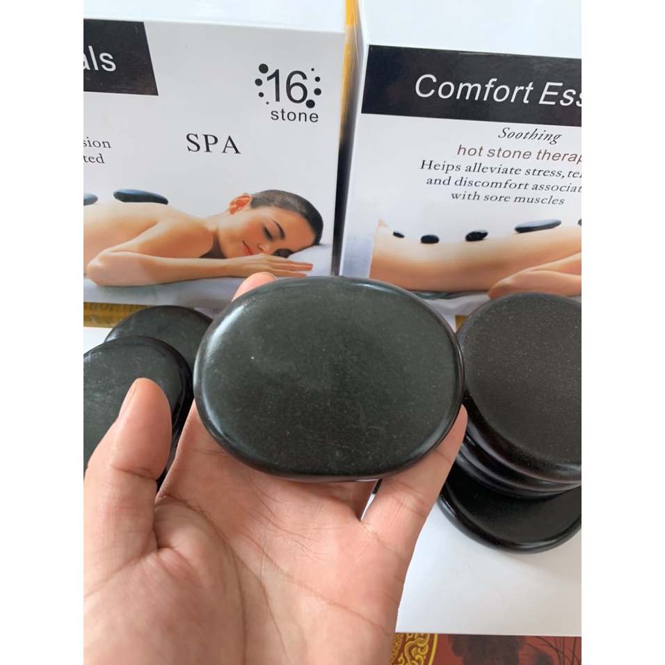 Đá nóng massage body cao cấp kích cỡ đa dụng phù hợp mọi vị trí