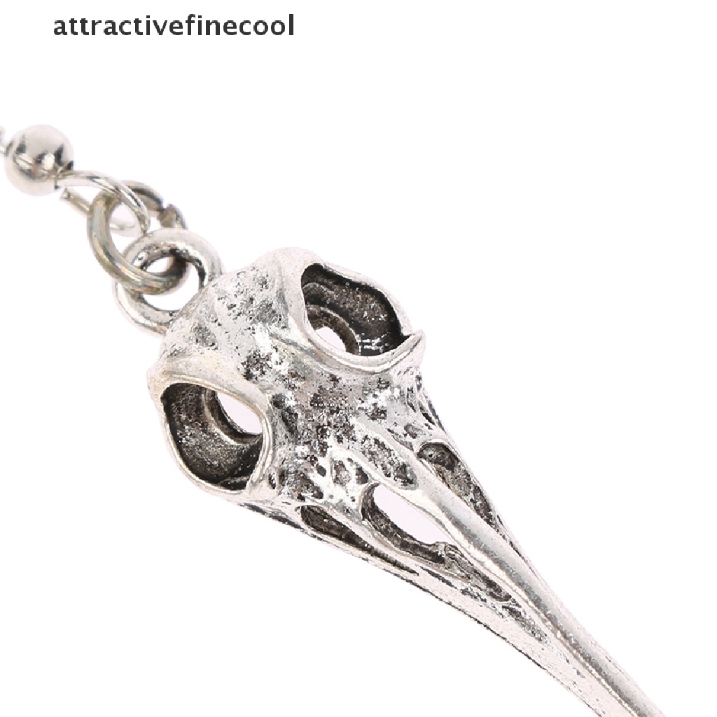 Acvn Khuyên Tai Hình Đầu Lâu Chim Phong Cách Gothic Punk Làm Quà Tặng