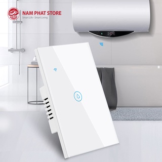 Công tắc bình nóng lạnh thông minh Công tắc cảm ứng 20A Wifi chữ nhật TUYA SMART