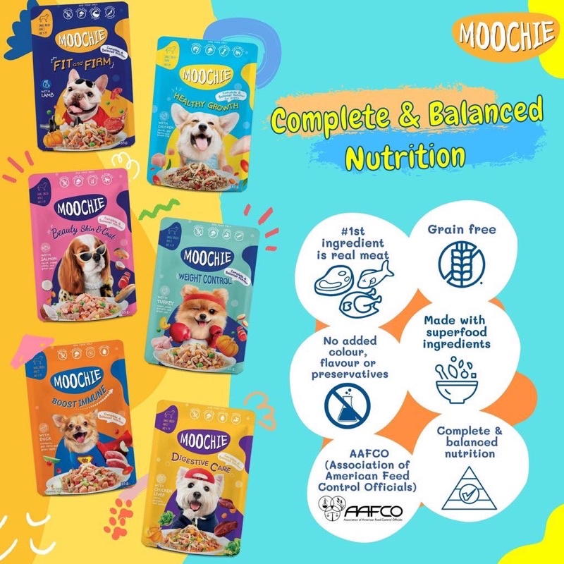 Pate Moochie hỗ trợ chức năng cao cấp cho chó nhập Thái