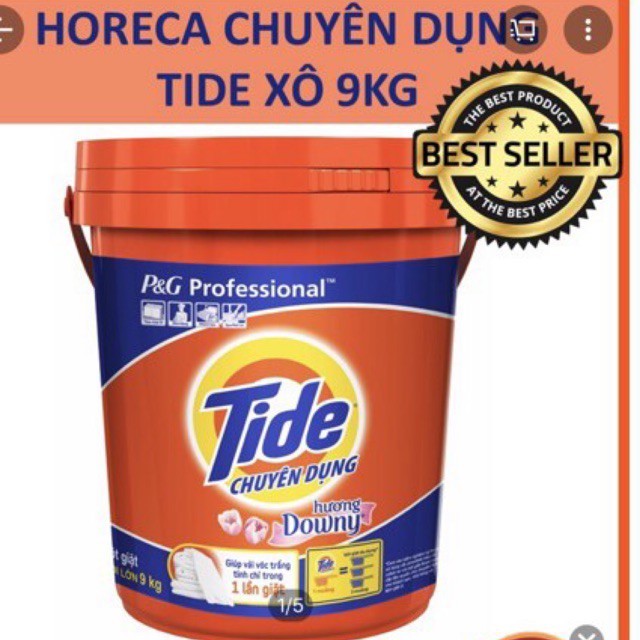 👍❤️BỘT GIẶT TIDE HƯƠNG DOWNY 9kg dạng XÔ