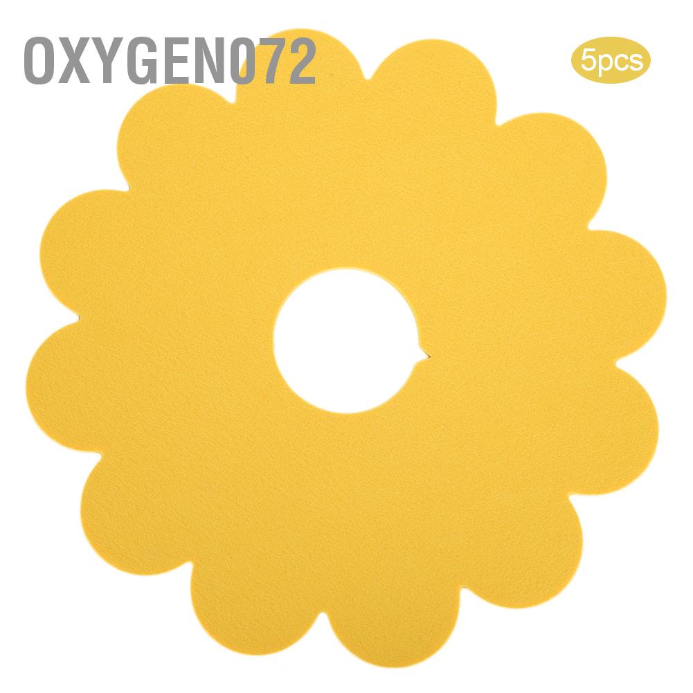 Oxygen072 5 cái Pet Cat Phục hồi Cổ áo Màu vàng Hoa mềm Hình nón Elizabeth Chống Cắn vết thương Bảo vệ Chữa lành Vết