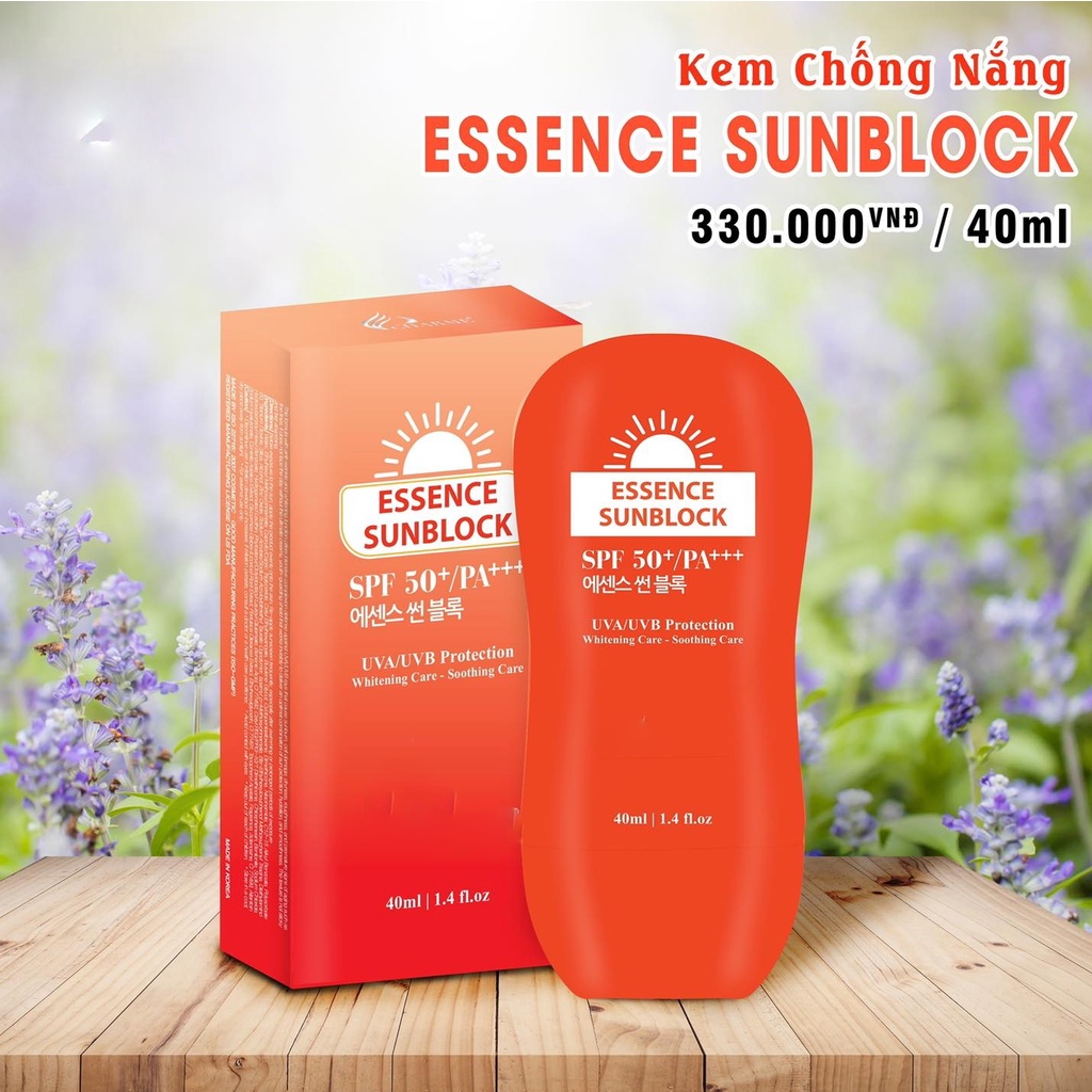 Kem chống nắng Essence Sunblock SPF50+PA+++ - MADE IN KOREA – BẢO VỆ LÀN DA HOÀN HẢO (40ML)