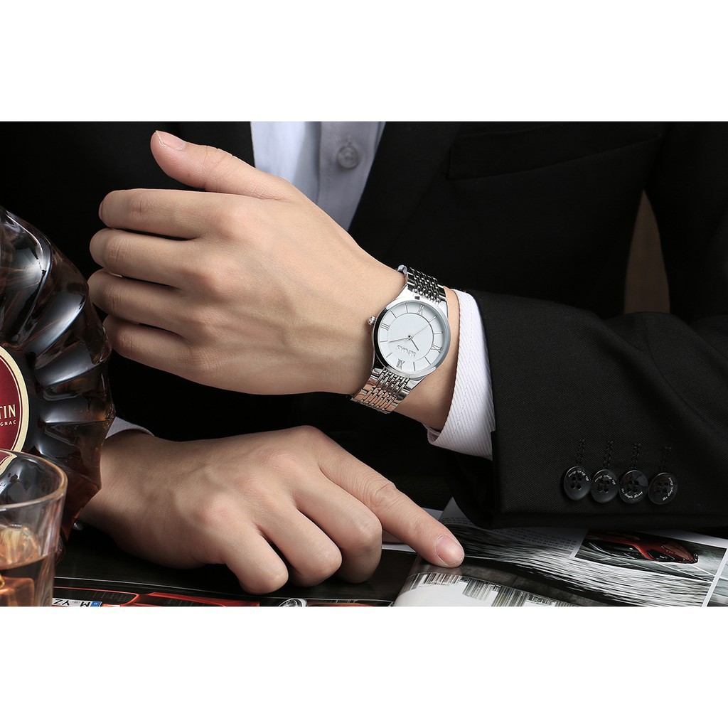 ĐỒNG HỒ NAM SENDA 8024 DÂY THÉP CHÍNH HÃNG Bán lẻ giá sỉ