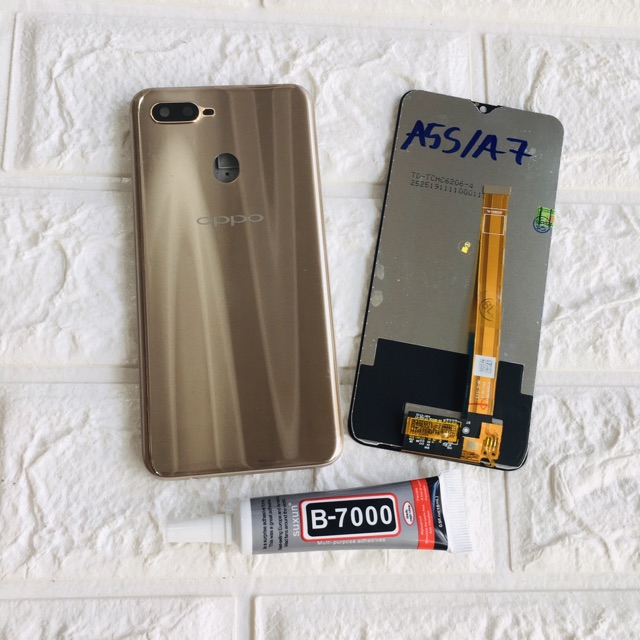 Combo Bộ Vỏ Sườn + Màn Hình Oppo A7 Zin Hàng Cao Cấp (Tặng tuýp keo)