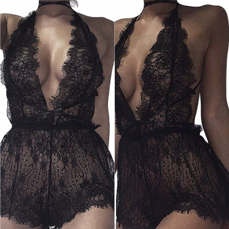 Bộ bodysuit ngủ ren lưới quyến rủ | BigBuy360 - bigbuy360.vn