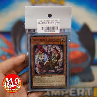 Thẻ bài yugioh DUDE-EN001	Ghost Ogre & Snow Rabbit (alternate art) - Ultra Rare - Bảo quản M2SCCQ-LITE