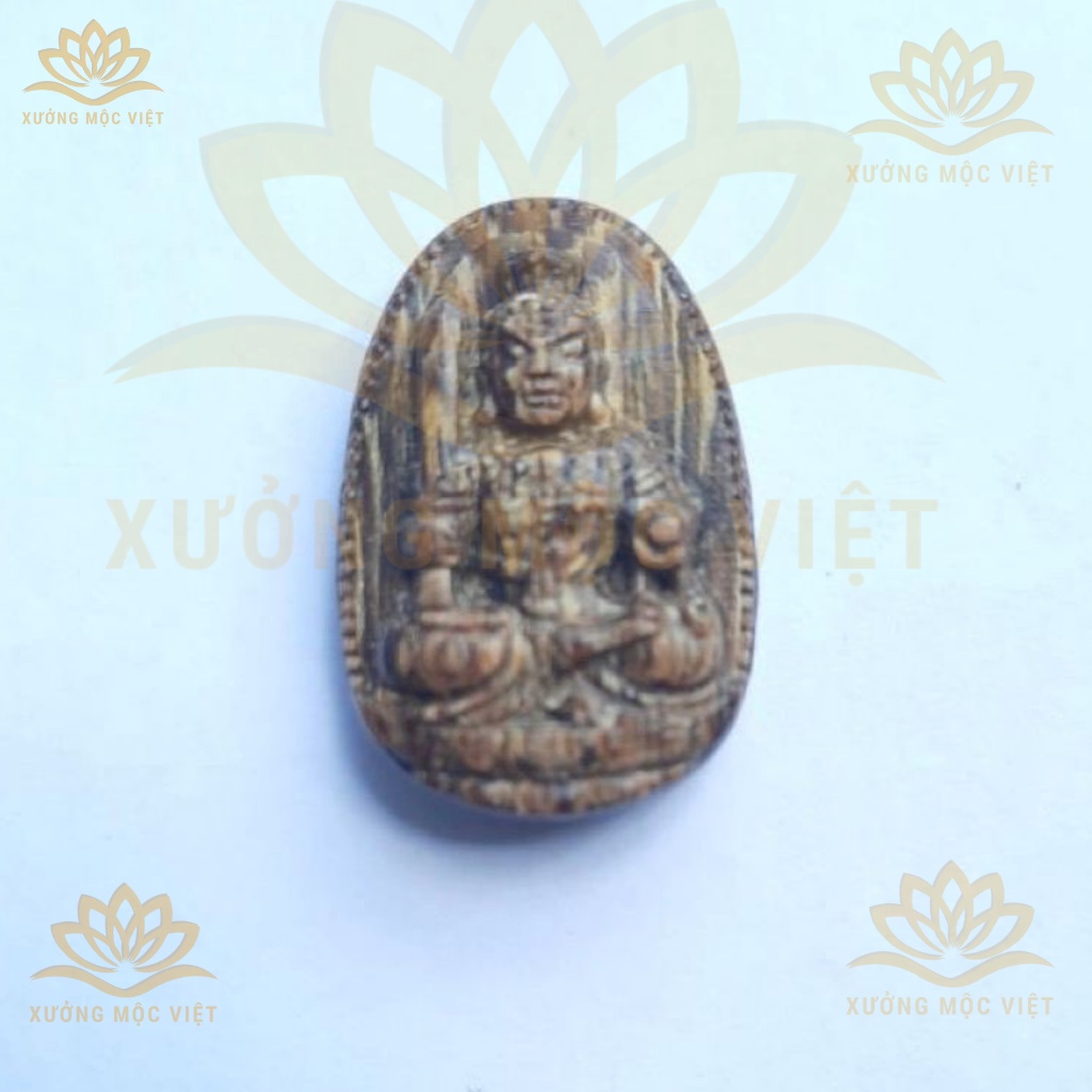 Trầm Hương Sánh Chìm Tự Nhiên Xưởng Mộc Việt - Mặt Phật Theo Mệnh (Đeo Tay)