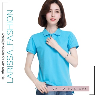 Áo POLO màu THIÊN THANH - Áo phông Nam Nữ,ngắn tay có cổ,vải cao cấp không xù,co dãn 4 chiều. Nhận IN ẤN theo yêu cầu
