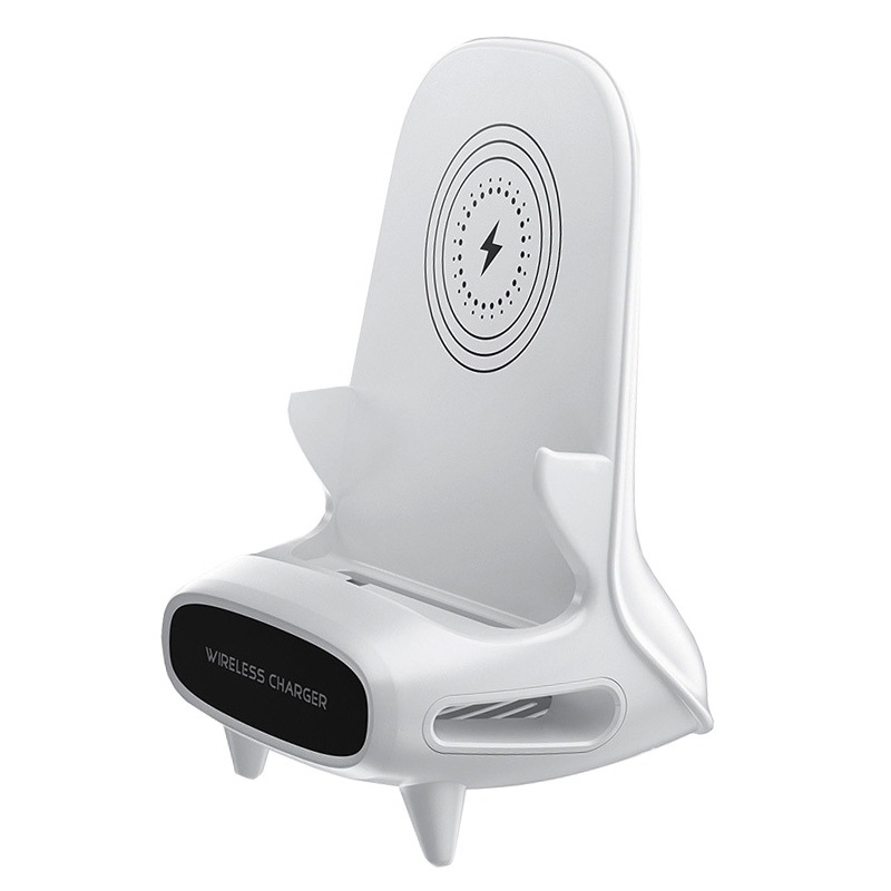 Giá Đỡ Sạc Đứng Không Dây Tốc Độ Cao 15W Qi Cho Điện Thoại 4.5- 11&quot;