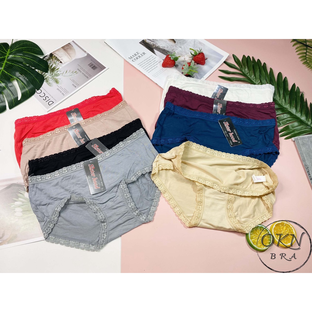 Quần Lót Cotton Nữ Thái Lan, Quần Lót Cotton Cạp Thấp Sisterhood 551