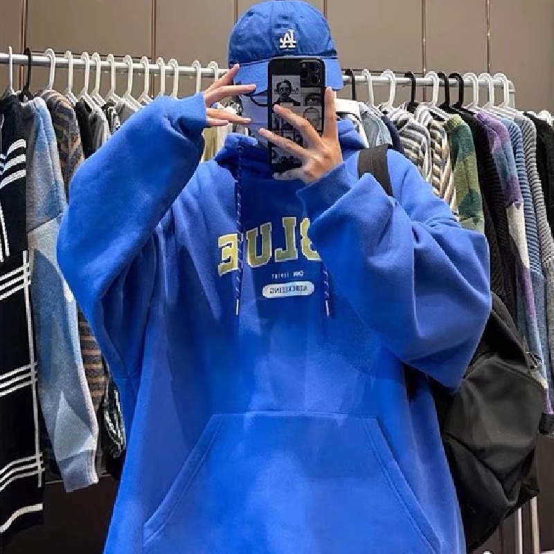 Áo hoodie Thể Thao Dáng Rộng In Chữ Thoải Mái Thời Trang Nhật Bản Dành Cho Nam Size M-5XL