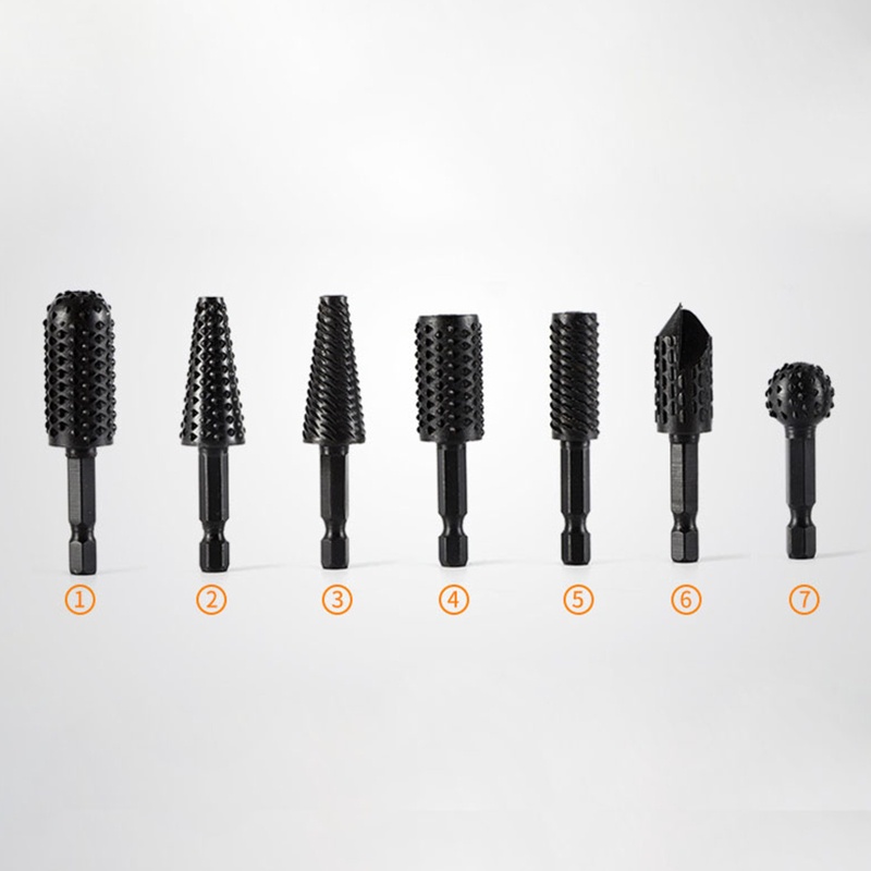Bộ 7 Mũi Khoan Cắt Gỗ 6.3mm (1 / 4 &quot;) Chuyên Dụng