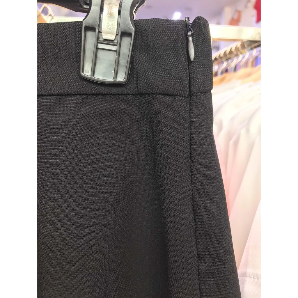 Chân váy xòe công sở vải tuyết mưa loại 1 màu đen CVXD007 | BigBuy360 - bigbuy360.vn