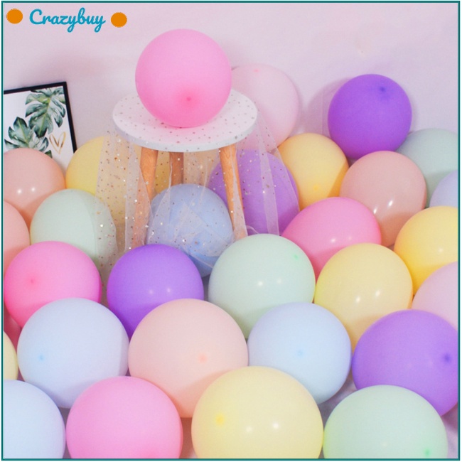 Cr Bong Bóng Cao Su Dày 10 Inch 2.2G Trang Trí Tiệc