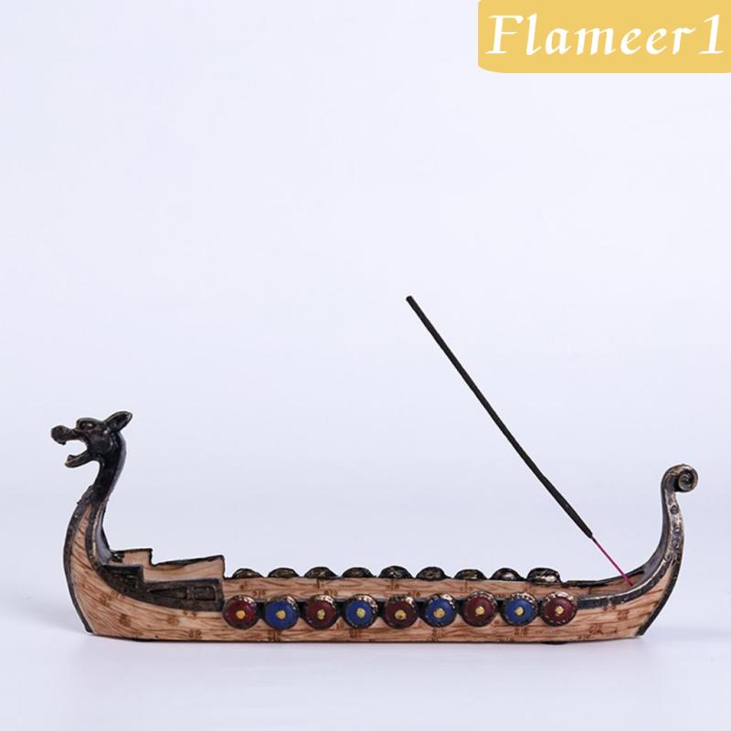 1 Đế Cắm Nhang Hình Rồng Viking Bằng Nhựa Resin Giá Đỡ