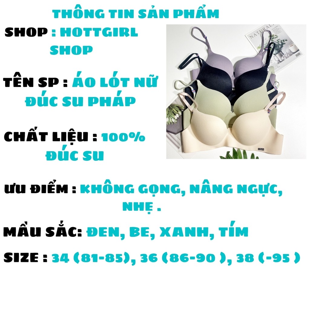 Áo con su Pháp nâng ngực, mềm mại,áo lót nữ không gọng, không hằn, hàng Trung chuẩn loại 1 | BigBuy360 - bigbuy360.vn