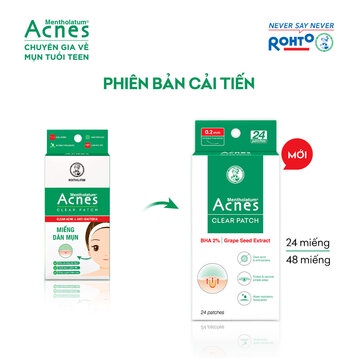 Miếng Dán Mụn Acnes Clear Patch 24 Miếng Hasaki Sản phẩm chính hãng