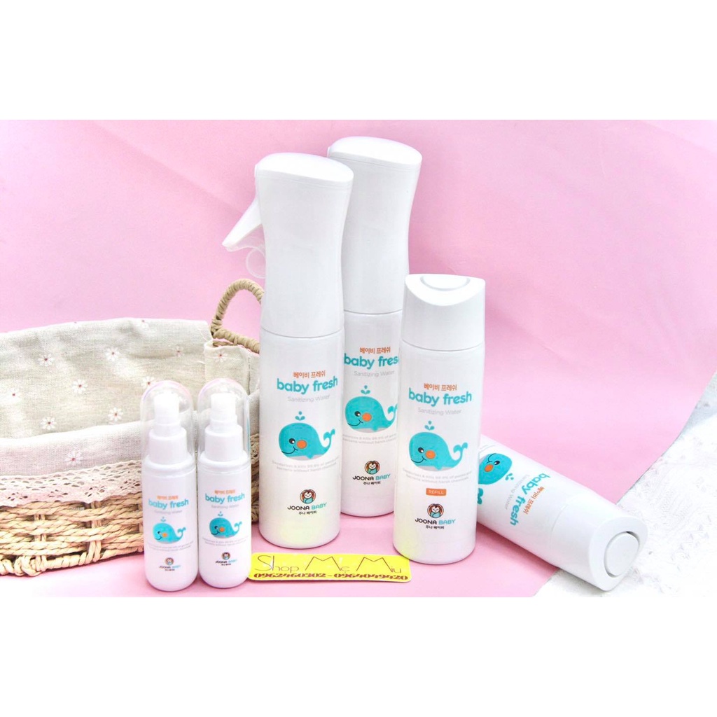 Xịt Diệt Khuẩn Baby Fresh Hàn Quốc An Toàn Cho Bé Sơ Sinh - Diệt Khuẩn Đồ Chơi, Tiệt Trùng Bình Sữa,