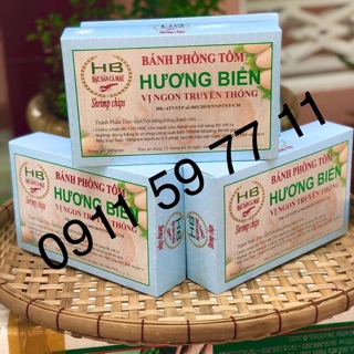 Bánh phồng tôm HƯƠNG BIỂN - CÀ MAU hộp 500 gram