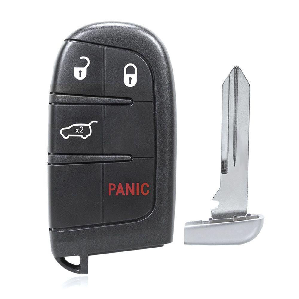 Chìa Khóa Điều Khiển Từ Xa 4 Nút 433MHz Cho Jeep Grand Cherokee (2014-2020)