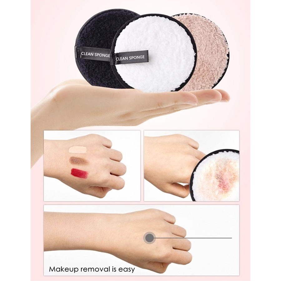 Bông Tẩy Trang Cotton Sợi Nhỏ Có Thể Tái Sử Dụng