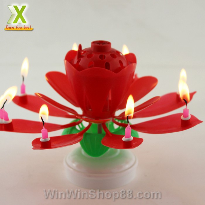 Nến sinh nhật nở hoa và phát nhạc V.2 - Winz.vn