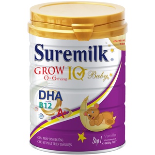 [CHÍNH HÃNG] Sữa bột Suremilk Grow IQ BaBy 800g
