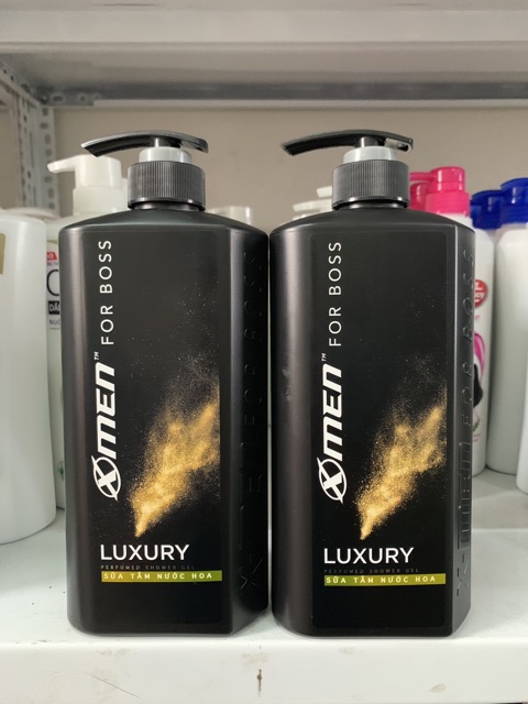 Sữa tắm nước hoa X-Men For Boss luxury 650g(mầu vàng)