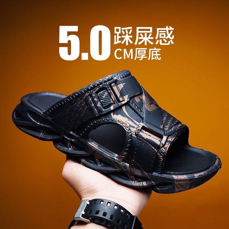 Dép Quai Ngang Đế Dày Chống Trượt Thời Trang Mùa Hè Cho Nam