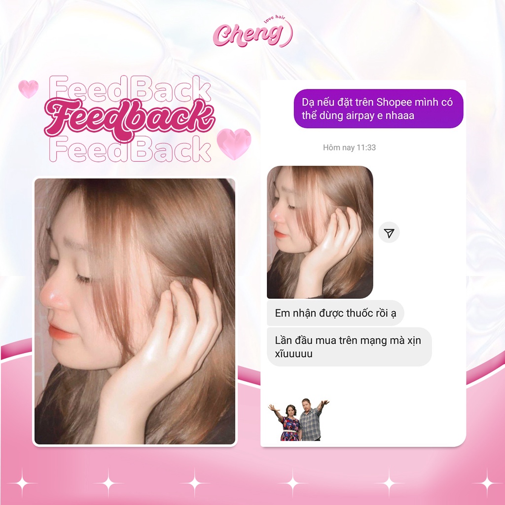 Thuốc Nhuộm Tóc Màu NÂU CARAMEL - NÂU BƠ Không Tẩy | Chenglovehair, Chenglovehairs
