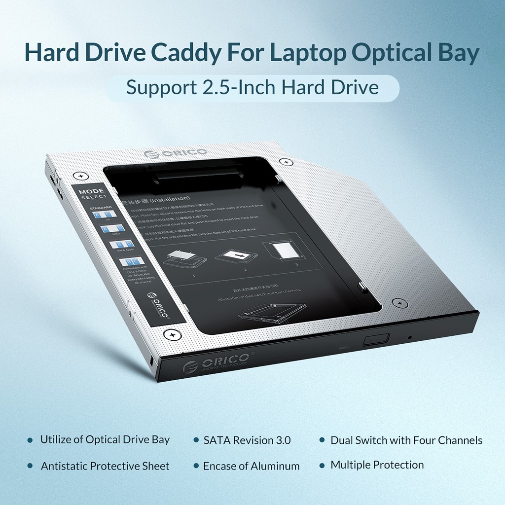 CADDY BAY 9.5'' ORICO M95SS - Hàng Chính Hãng