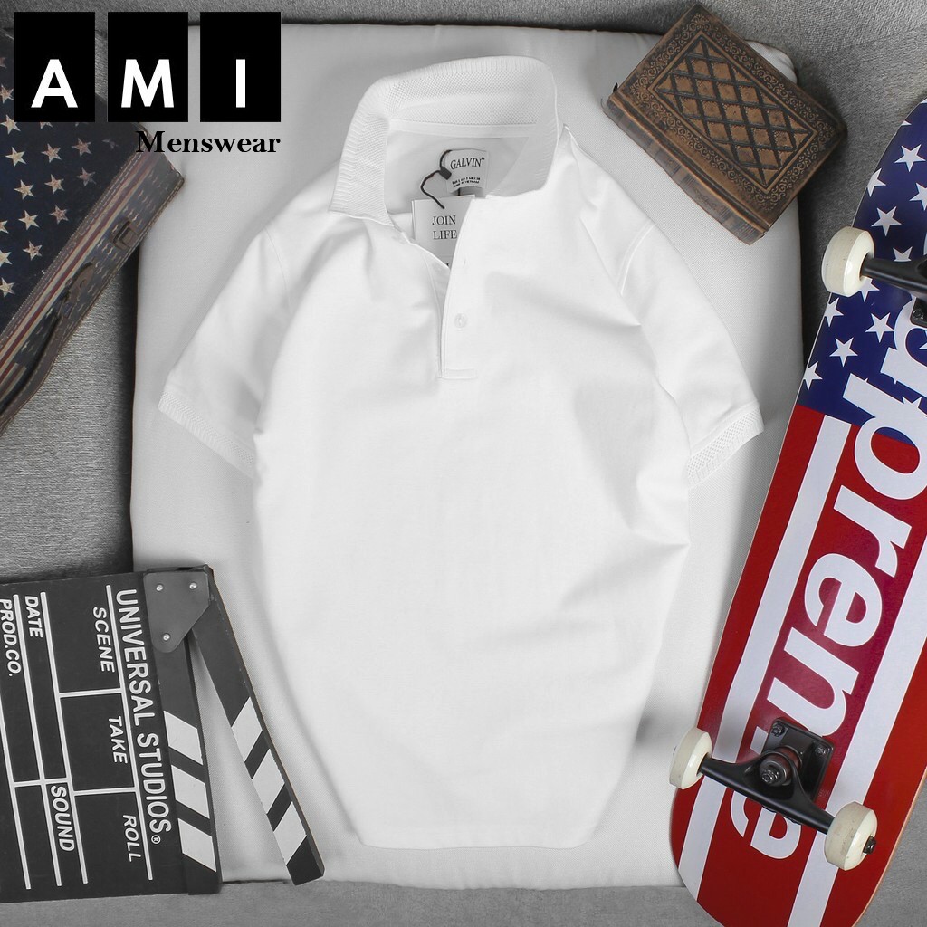 Áo Polo Nam Basic Cổ Dệt cao cấp, Áo Phông Nam Có Cổ Vải Cá Sấu Cao Cấp [Hàng Đẹp]PL2 | BigBuy360 - bigbuy360.vn