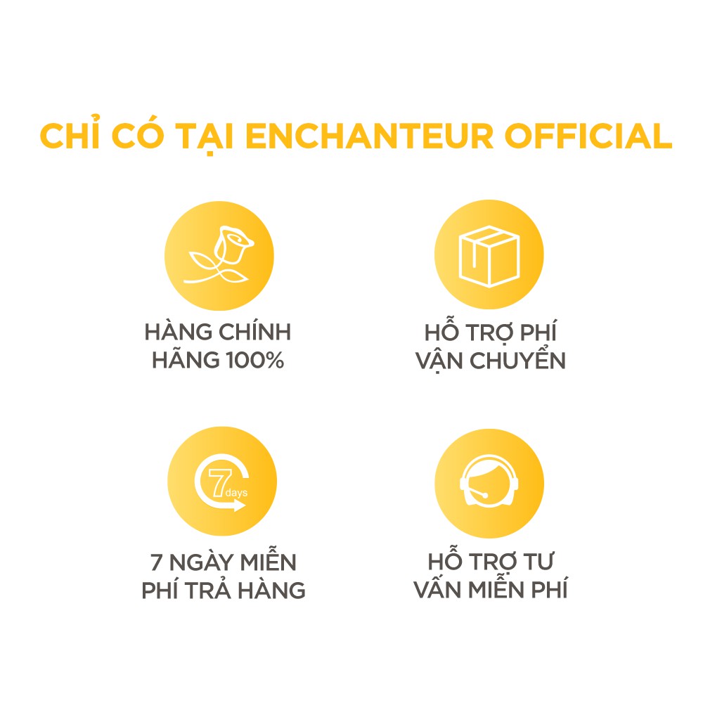 Xịt khử mùi Enchanteur Charming/Delightful/Romantic/Magic 150ml