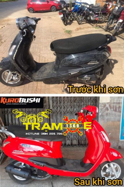 [ COMBO 4 CHAI ] SƠN XỊT SAMURAI MÀU ĐỎ 23 SIÊU XE FERRARI NỔI BẬT UCH210 - 102 - 23 - K1K