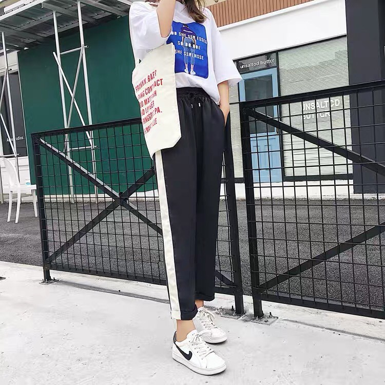 Quần baggy kaki ống suông unisex Basic 1 Line, nam nữ ullzang WIND | BigBuy360 - bigbuy360.vn