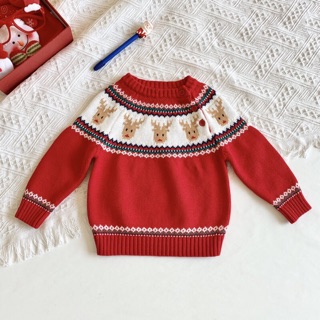 Áo len noel siêu đẹp cho bé trai