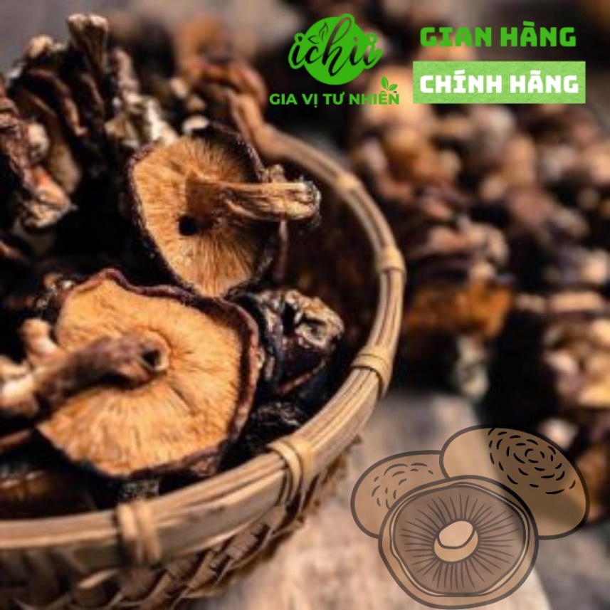 Nấm hương rừng Tây Bắc ichii , Nấm hương rừng gói 50g