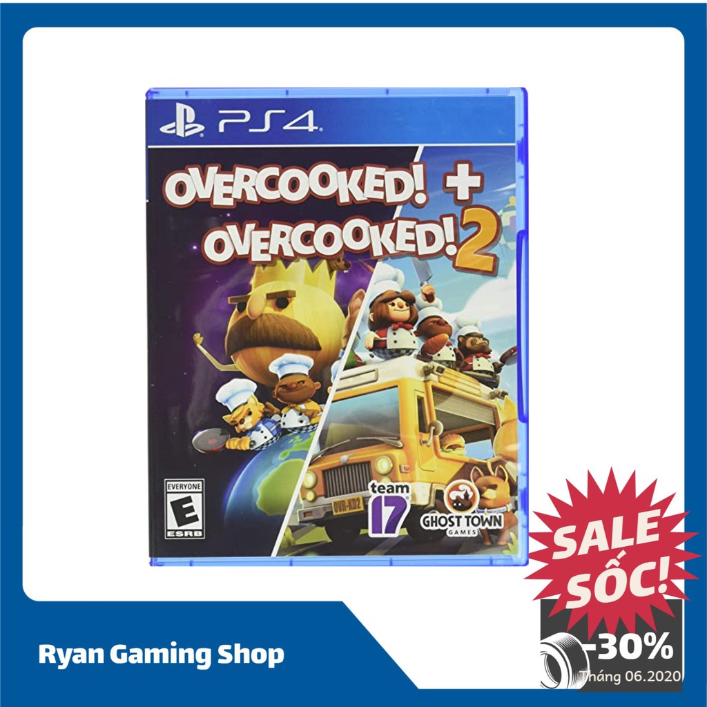 Đĩa Game PS4: Overcooked 1+2