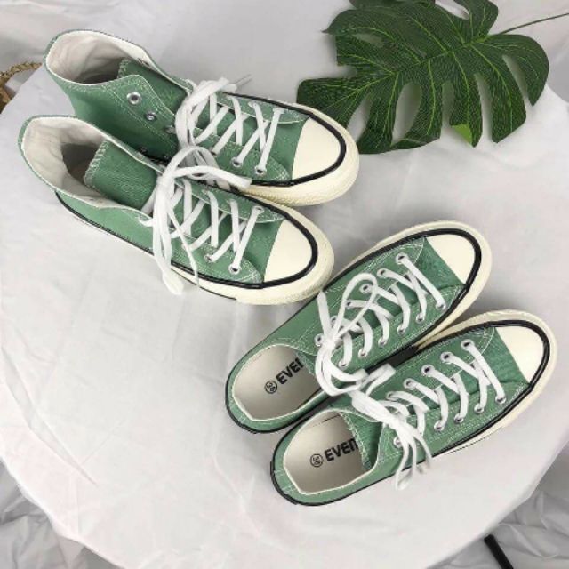Giày vải 1970s màu Xanh Lá Ulzzang ❌ Đảm bảo y ảnh💯 ảnh thật ở cuối