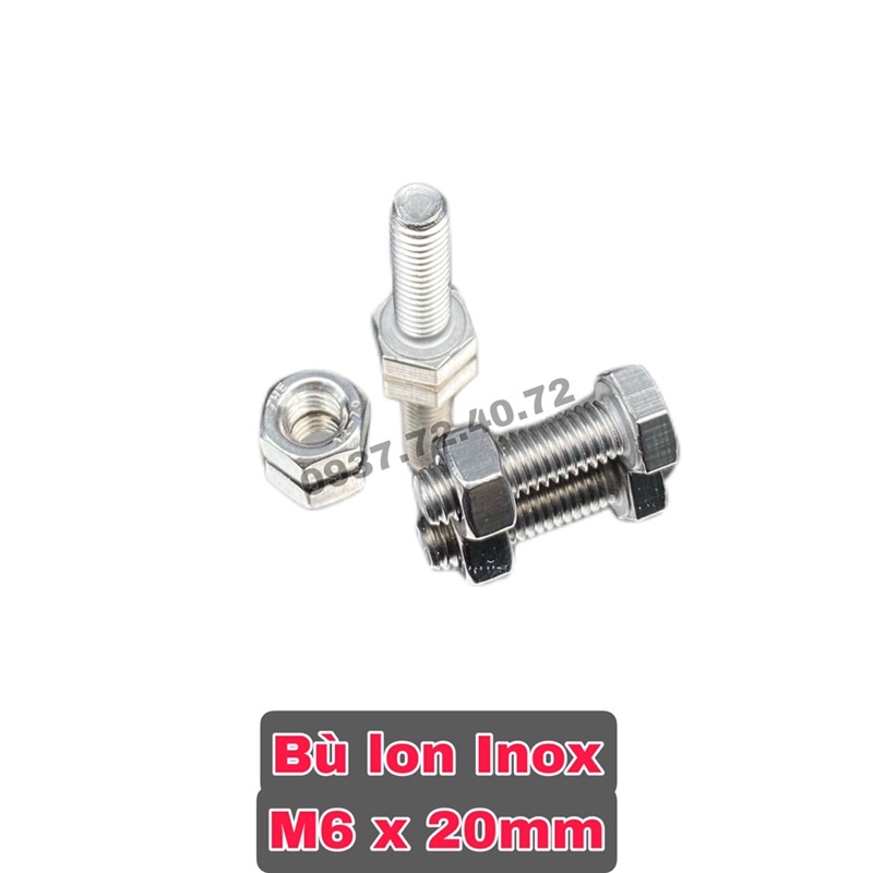 Bù Lon  M6 Inox 304 Giá Siêu Rẻ
