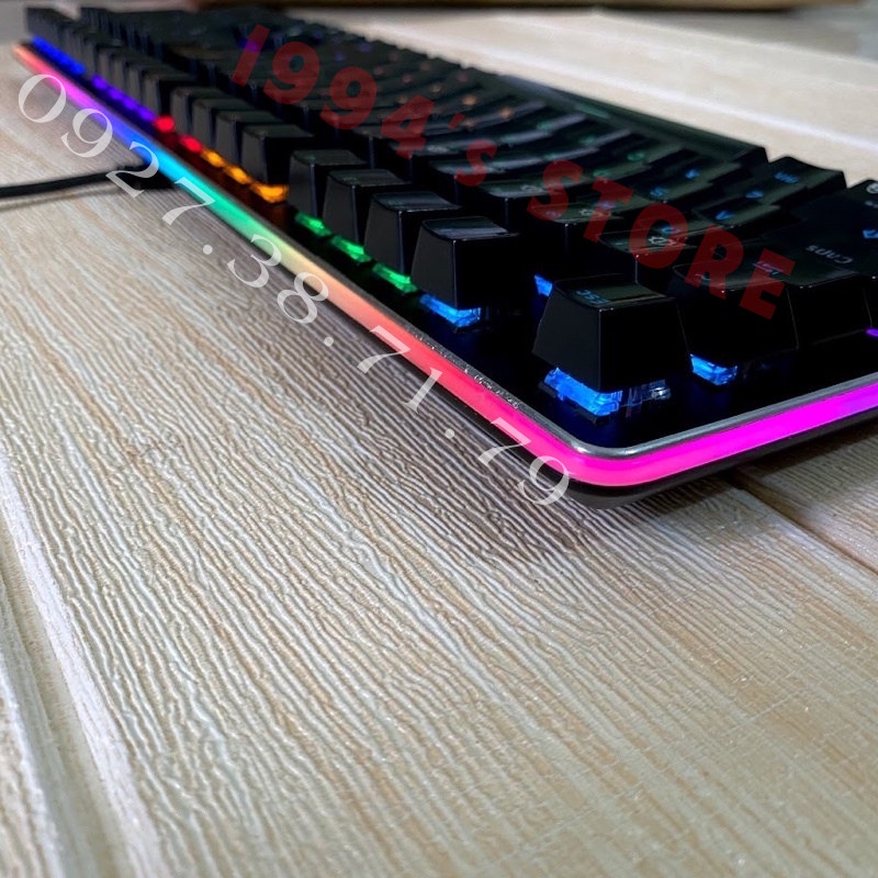(CÓ SẴN) Bàn phím cơ Gaming có dây RK919L Version 3 - Tặng kèm kê tay - Led RGB viền bàn phím siêu đẹp