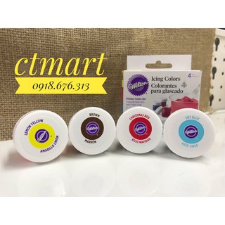 Bộ 4 màu Icing Wilton - Primary