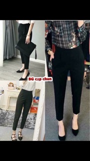 Quần baggy cạp chun sau ( có video cận chất )