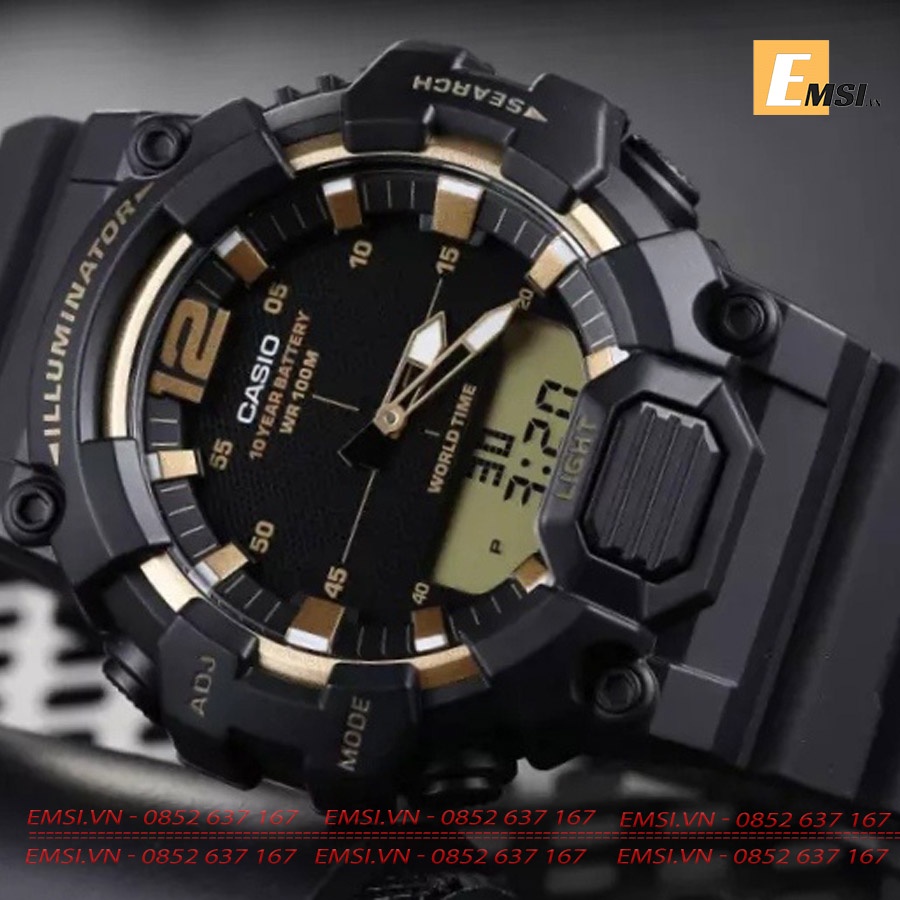 Đồng Hồ Nam Casio HDC-700-9AVDF - Điện Tử - Kính Nhựa - Size Mặt 48.7mm EMSI.VN